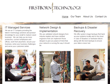 Tablet Screenshot of firstborntechs.com